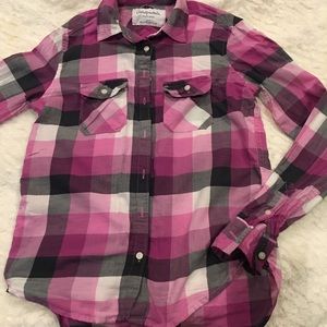 Aeropostale XS long sleeve button down shirt
